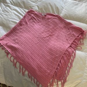 Real clothes by saks fifth Ave silk/cashmere poncho